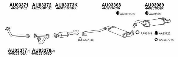  030159 Exhaust system 030159