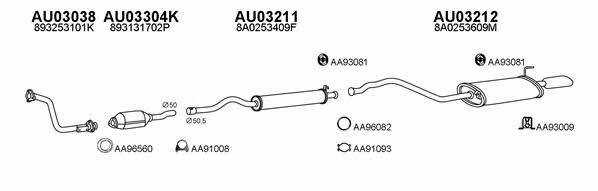 Veneporte 030175 Exhaust system 030175