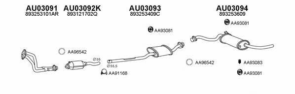  030176 Exhaust system 030176