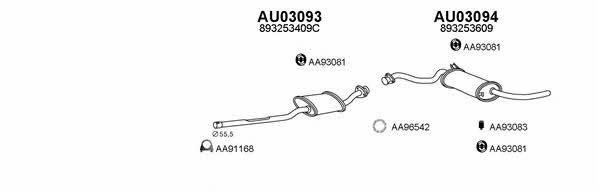  030178 Exhaust system 030178