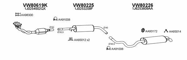  030184 Exhaust system 030184