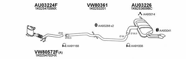  030186 Exhaust system 030186