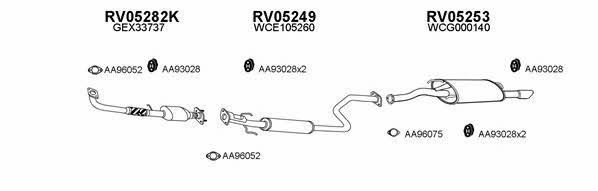  050010 Exhaust system 050010