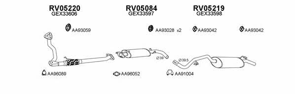  050027 Exhaust system 050027