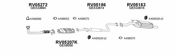  050046 Exhaust system 050046