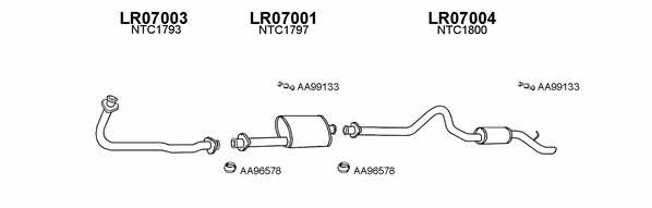  070011 Exhaust system 070011