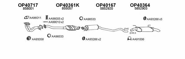  400316 Exhaust system 400316