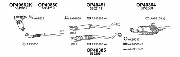  400317 Exhaust system 400317