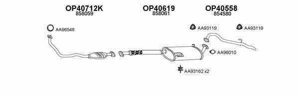  400322 Exhaust system 400322