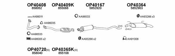 Veneporte 400325 Exhaust system 400325