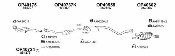  400327 Exhaust system 400327