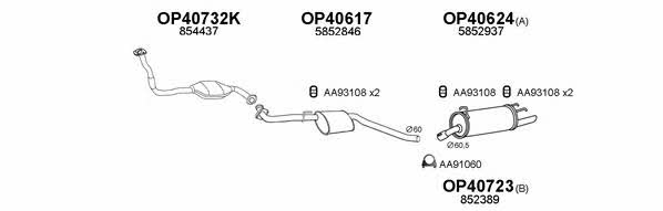  400331 Exhaust system 400331