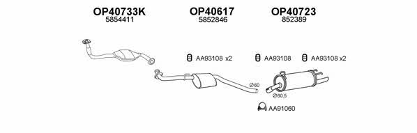  400332 Exhaust system 400332