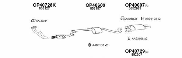  400337 Exhaust system 400337