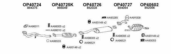  400338 Exhaust system 400338