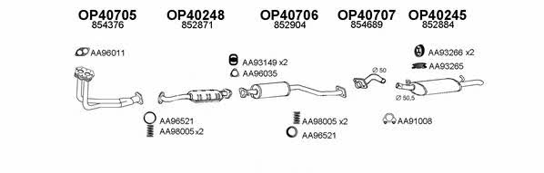  400341 Exhaust system 400341