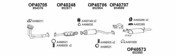  400342 Exhaust system 400342