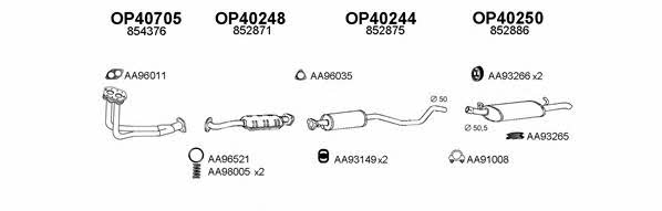  400346 Exhaust system 400346