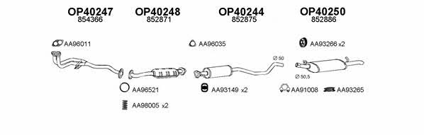  400348 Exhaust system 400348