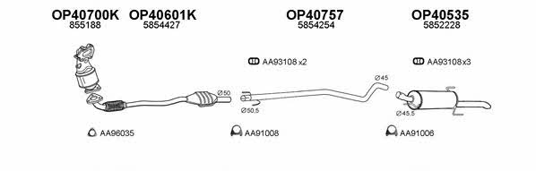  400369 Exhaust system 400369