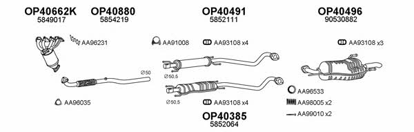  400375 Exhaust system 400375