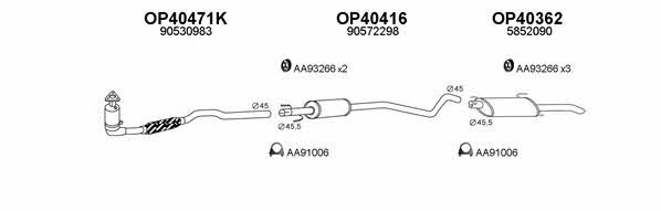  400377 Exhaust system 400377