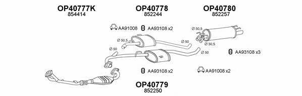 400381 Exhaust system 400381