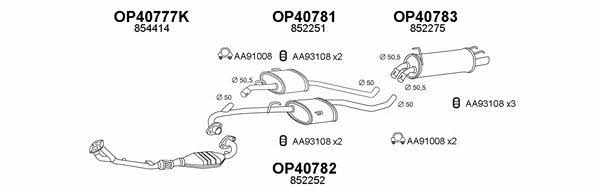  400382 Exhaust system 400382