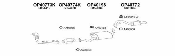  400383 Exhaust system 400383