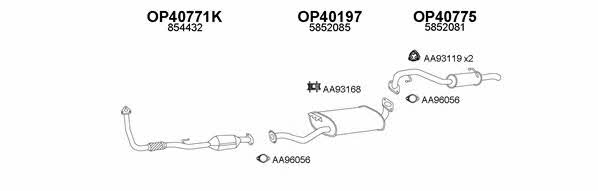  400386 Exhaust system 400386
