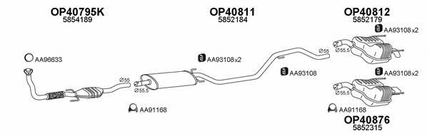  400394 Exhaust system 400394