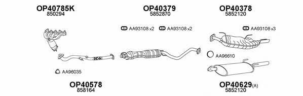  400399 Exhaust system 400399