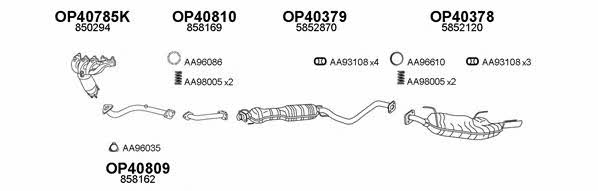  400401 Exhaust system 400401