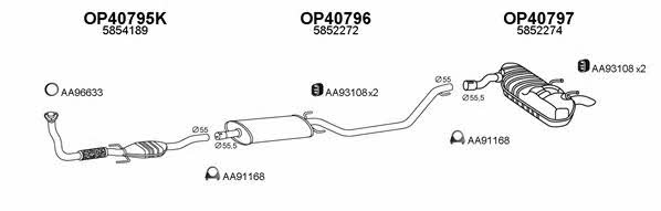  400402 Exhaust system 400402