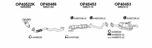  400412 Exhaust system 400412