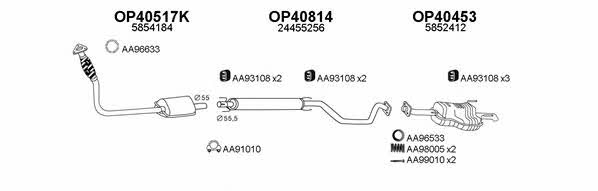  400413 Exhaust system 400413