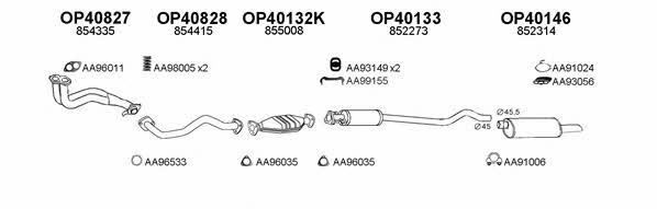  400425 Exhaust system 400425