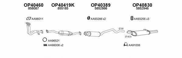  400428 Exhaust system 400428