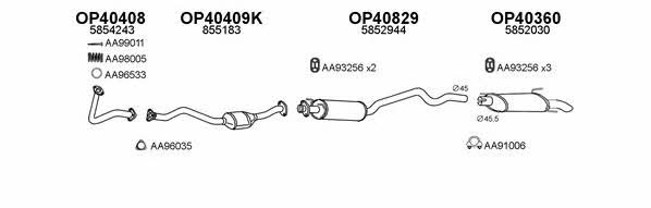  400430 Exhaust system 400430