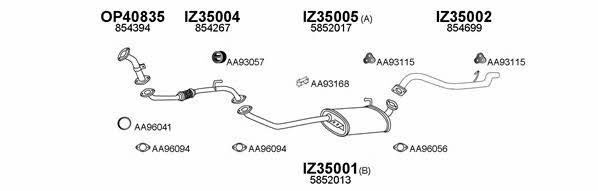  400433 Exhaust system 400433
