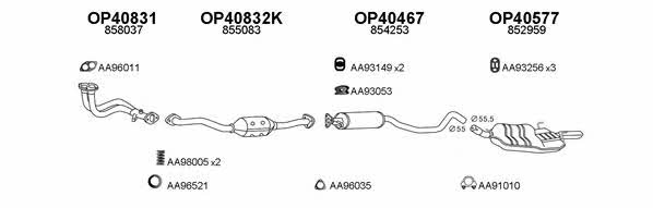 Veneporte 400437 Exhaust system 400437