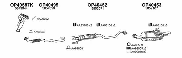 Veneporte 400445 Exhaust system 400445