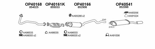  400464 Exhaust system 400464