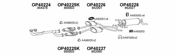  400468 Exhaust system 400468