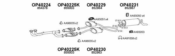  400469 Exhaust system 400469