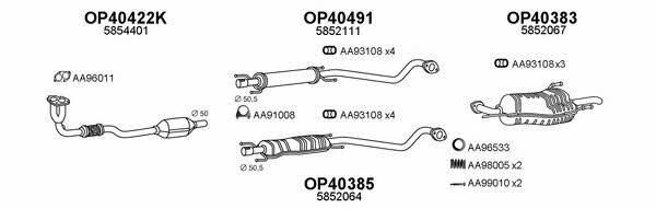  400471 Exhaust system 400471