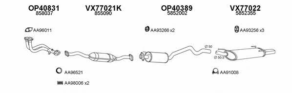  400478 Exhaust system 400478