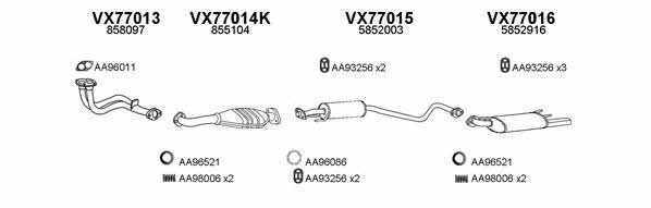  400480 Exhaust system 400480