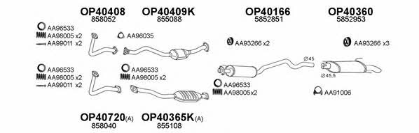  400492 Exhaust system 400492