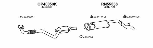  400498 Exhaust system 400498